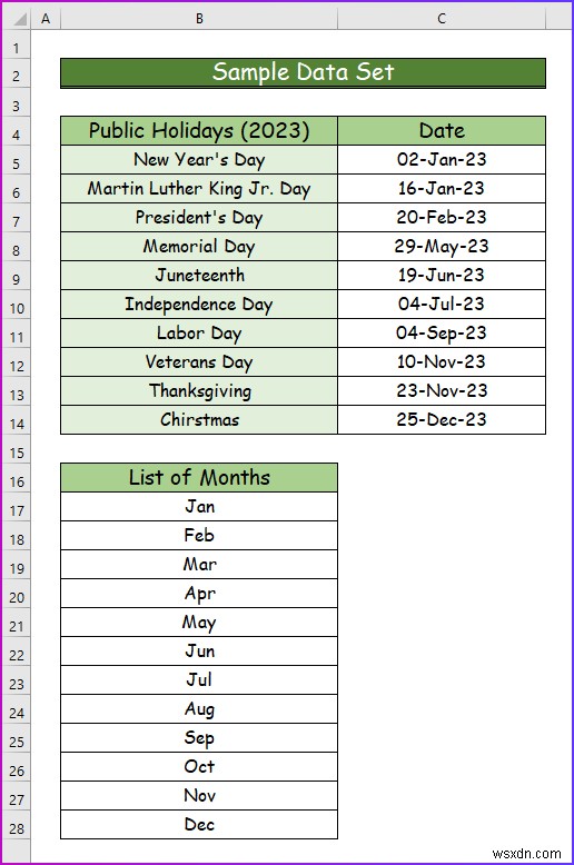 วิธีการสร้างปฏิทินเชิงโต้ตอบใน Excel (2 วิธีง่ายๆ)