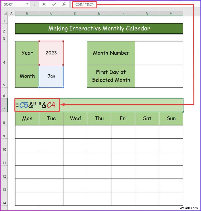 วิธีการสร้างปฏิทินเชิงโต้ตอบใน Excel (2 วิธีง่ายๆ)