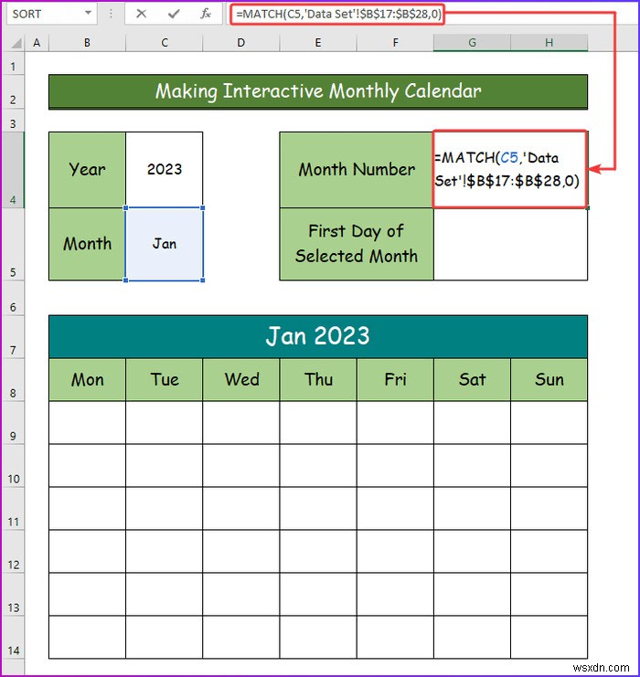 วิธีการสร้างปฏิทินเชิงโต้ตอบใน Excel (2 วิธีง่ายๆ)