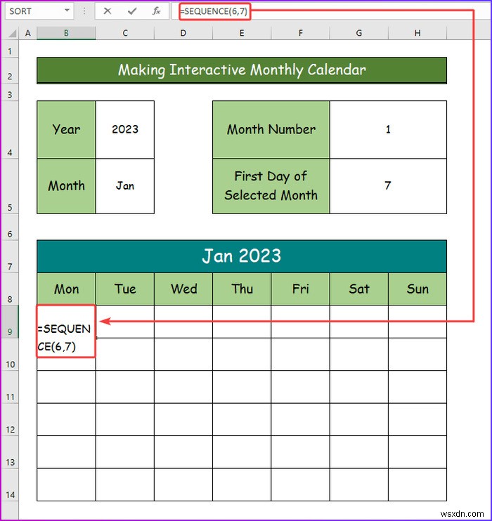 วิธีการสร้างปฏิทินเชิงโต้ตอบใน Excel (2 วิธีง่ายๆ)