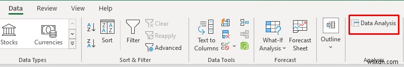 วิธีการติดตั้งการวิเคราะห์ข้อมูลใน Excel