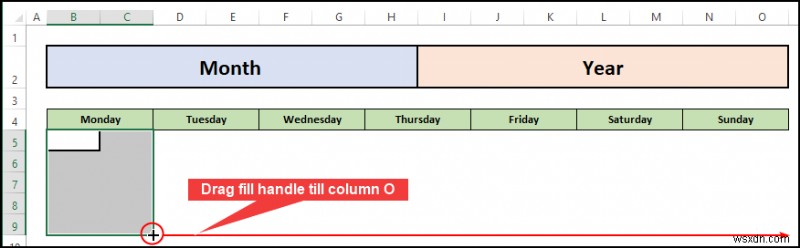 วิธีการสร้างปฏิทินเปล่าใน Excel (ดาวน์โหลดเทมเพลตฟรี)