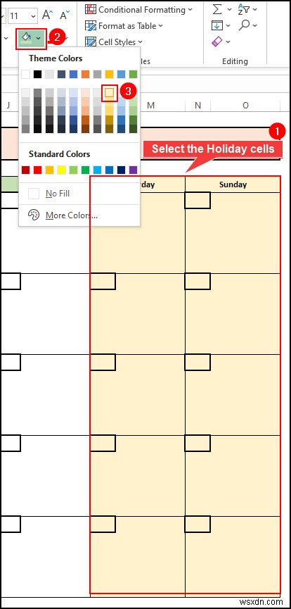 วิธีการสร้างปฏิทินเปล่าใน Excel (ดาวน์โหลดเทมเพลตฟรี)