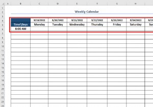 วิธีสร้างปฏิทินรายสัปดาห์ใน Excel (3 วิธีที่เหมาะสม)