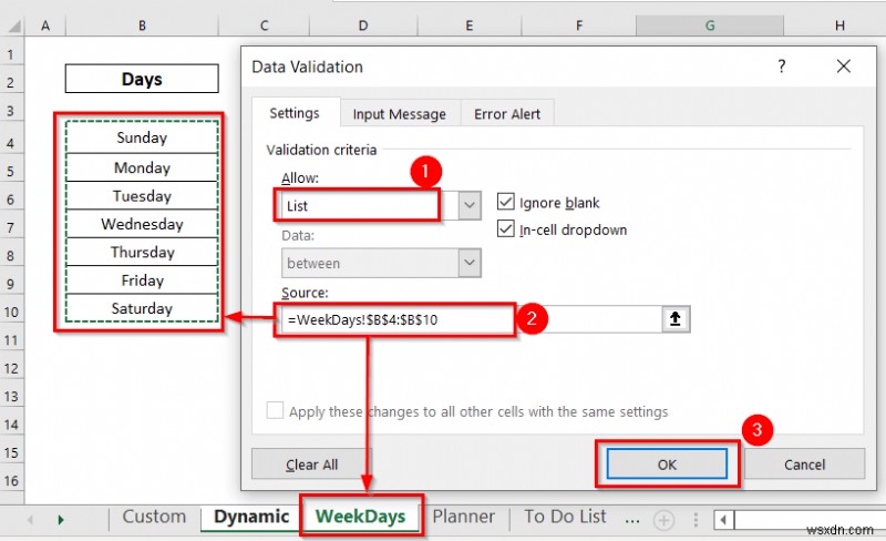 วิธีสร้างปฏิทินรายสัปดาห์ใน Excel (3 วิธีที่เหมาะสม)