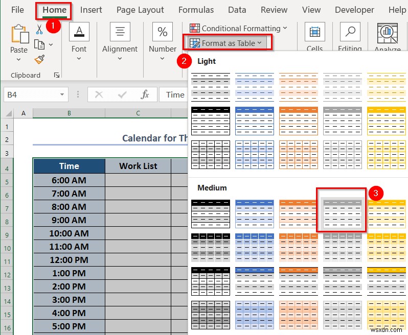 วิธีสร้างปฏิทินรายสัปดาห์ใน Excel (3 วิธีที่เหมาะสม)