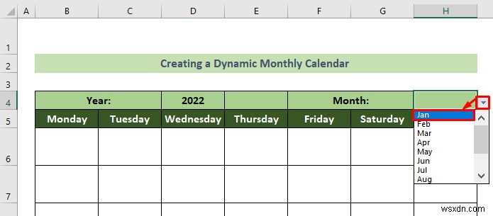 วิธีสร้างปฏิทินรายเดือนใน Excel (3 วิธีที่มีประสิทธิภาพ)