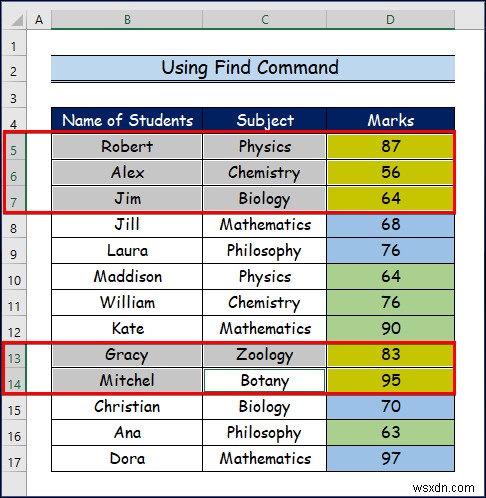 วิธีการกรองตามสีของเซลล์ใน Excel (2 วิธีง่ายๆ)