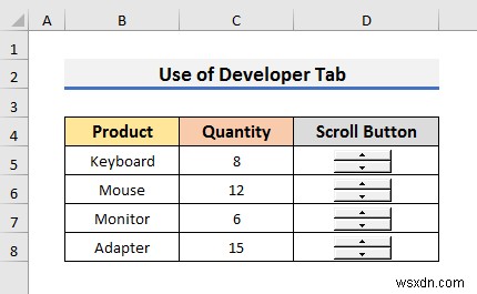 วิธีสร้างปุ่มโดยไม่ใช้มาโครใน Excel (3 วิธีง่ายๆ)