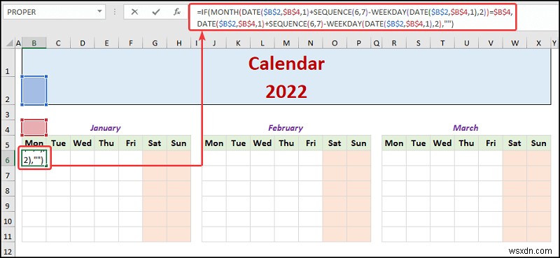 วิธีสร้างปฏิทินรายปีใน Excel (ด้วยขั้นตอนง่ายๆ)