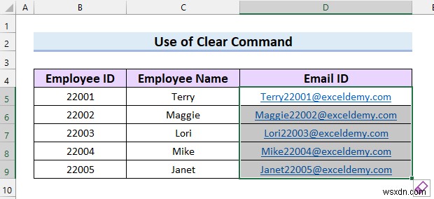 วิธีลบลิงก์อีเมลใน Excel (7 วิธีด่วน)