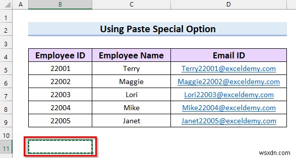 วิธีลบลิงก์อีเมลใน Excel (7 วิธีด่วน)