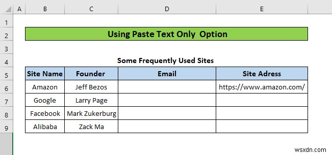 วิธีการลบไฮเปอร์ลิงก์ทั้งหมดใน Excel (5 วิธี)