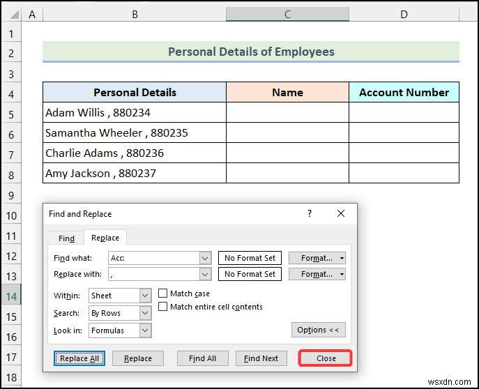 วิธีใช้คุณลักษณะข้อความเป็นคอลัมน์พร้อม Carriage Return ใน Excel