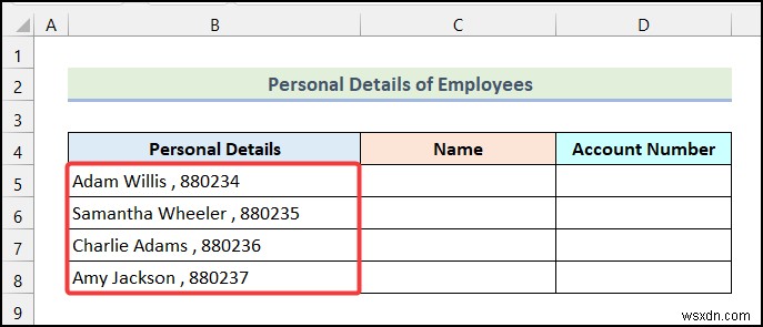 วิธีใช้คุณลักษณะข้อความเป็นคอลัมน์พร้อม Carriage Return ใน Excel