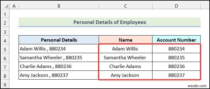 วิธีใช้คุณลักษณะข้อความเป็นคอลัมน์พร้อม Carriage Return ใน Excel