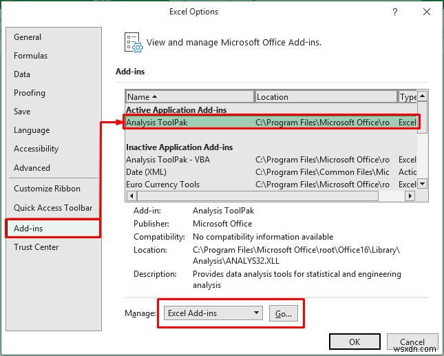 วิธีใช้ ANOVA Two Factor โดยไม่มีการจำลองแบบใน Excel