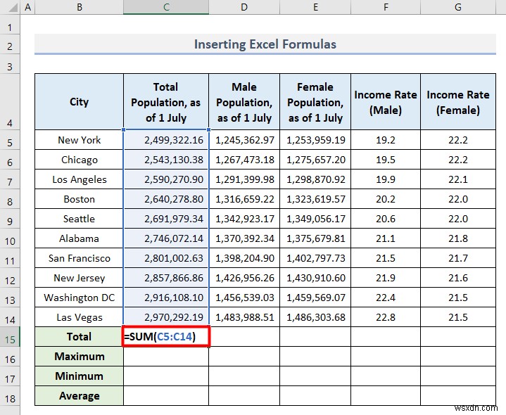 วิธีวิเคราะห์ข้อมูลประชากรใน Excel (5 วิธีที่จำเป็น)