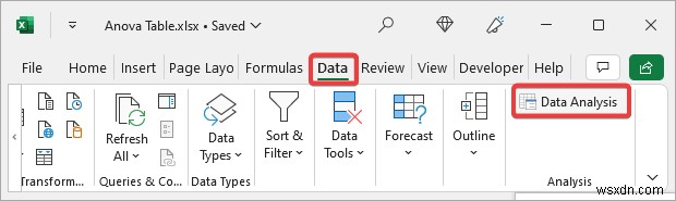 วิธีการถดถอยใน Excel และการตีความ ANOVA