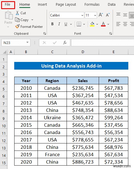 วิธีการป้อนข้อมูลสำหรับการวิเคราะห์ใน Excel (2 วิธีง่ายๆ)