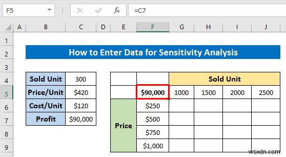 วิธีการป้อนข้อมูลสำหรับการวิเคราะห์ใน Excel (2 วิธีง่ายๆ)