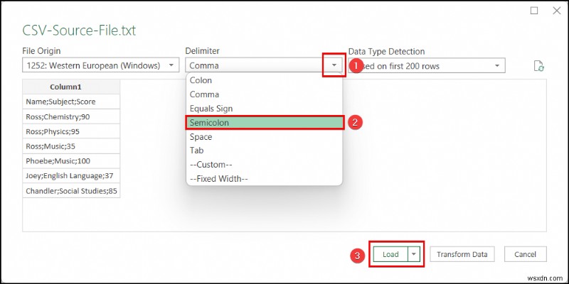 ไฟล์ CSV เปิดไม่ถูกต้องใน Excel (4 กรณีพร้อมโซลูชัน)