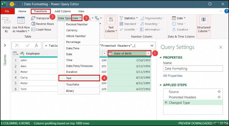 ไฟล์ CSV เปิดไม่ถูกต้องใน Excel (4 กรณีพร้อมโซลูชัน)