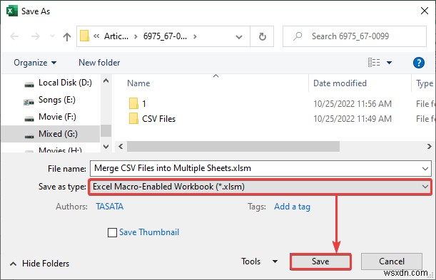 ผสานไฟล์ CSV ลงในหลายแผ่นใน Excel (ด้วยขั้นตอนง่ายๆ)