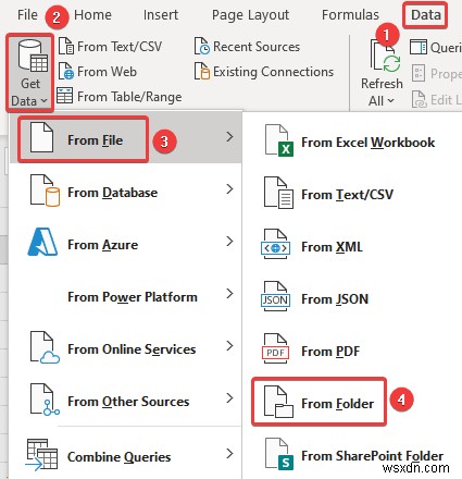 ผสานไฟล์ CSV ลงในหลายแผ่นใน Excel (ด้วยขั้นตอนง่ายๆ)