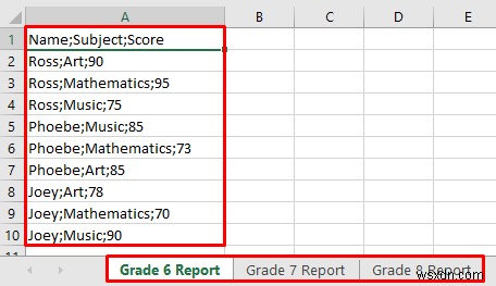 ผสานไฟล์ CSV ลงในหลายแผ่นใน Excel (ด้วยขั้นตอนง่ายๆ)