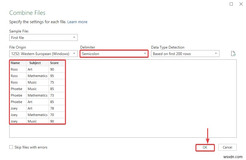 ผสานไฟล์ CSV ลงในหลายแผ่นใน Excel (ด้วยขั้นตอนง่ายๆ)