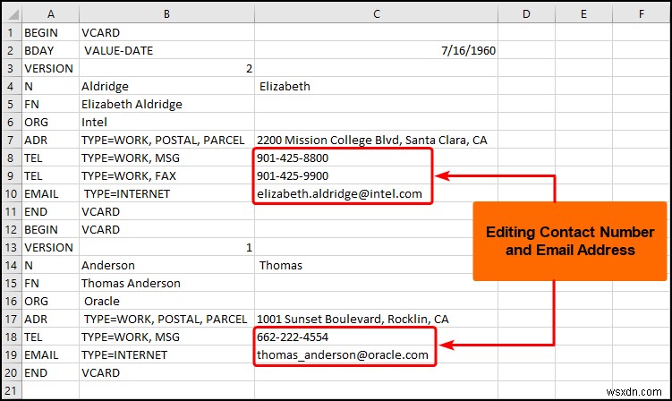 วิธีแก้ไขไฟล์ VCF ใน Excel (ด้วยขั้นตอนง่ายๆ)