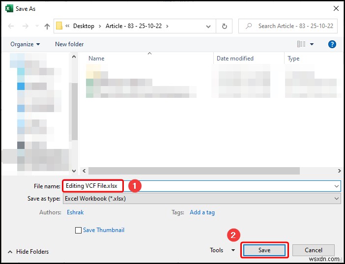 วิธีแก้ไขไฟล์ VCF ใน Excel (ด้วยขั้นตอนง่ายๆ)