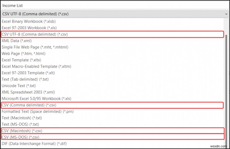 ความแตกต่างระหว่างไฟล์ CSV และ Excel (11 ตัวอย่างที่เหมาะสม)