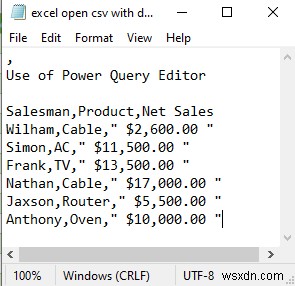 วิธีการเปิด CSV ด้วยตัวคั่นใน Excel (6 วิธีง่ายๆ)