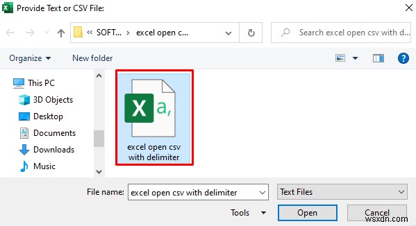วิธีการเปิด CSV ด้วยตัวคั่นใน Excel (6 วิธีง่ายๆ)