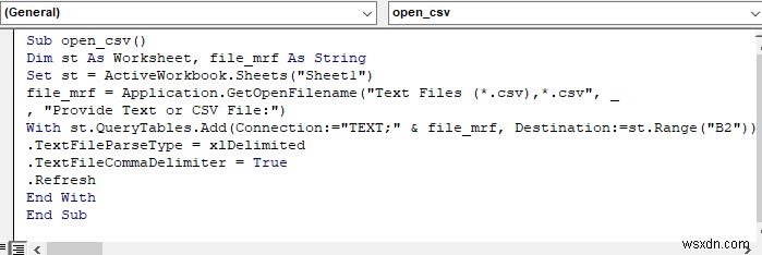 วิธีการเปิด CSV ด้วยตัวคั่นใน Excel (6 วิธีง่ายๆ)