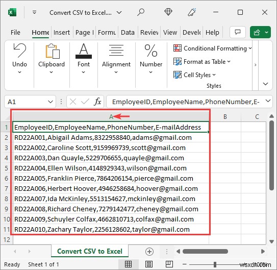 แปลง CSV เป็น Excel โดยอัตโนมัติด้วยขั้นตอนง่ายๆ