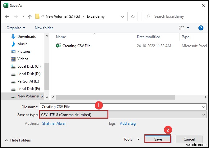 วิธีสร้างไฟล์ CSV จาก Excel (6 วิธีง่ายๆ)