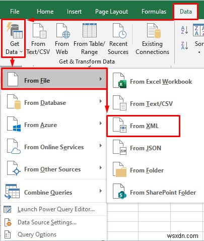 วิธีการดึงข้อมูลจากไฟล์ XML ไปยัง Excel (2 วิธีง่ายๆ)