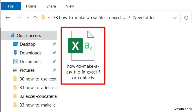 วิธีการสร้างไฟล์ CSV ใน Excel สำหรับผู้ติดต่อ (ด้วยขั้นตอนง่ายๆ)