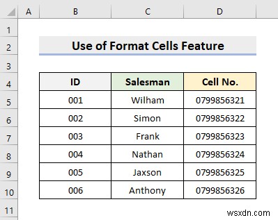 วิธีรักษาค่าศูนย์นำหน้าใน Excel CSV โดยทางโปรแกรม