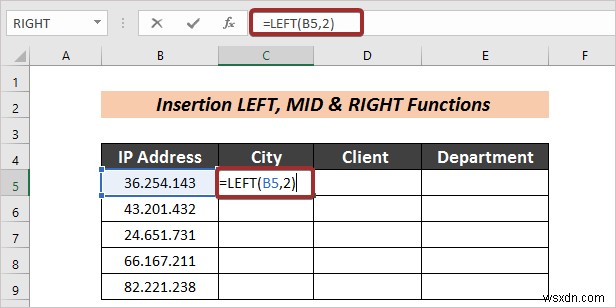 วิธีแยกข้อความเป็นคอลัมน์โดยอัตโนมัติด้วยสูตรใน Excel