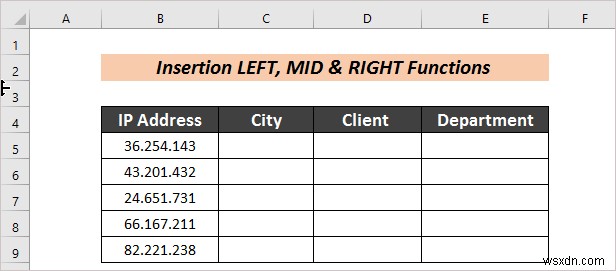 วิธีแยกข้อความเป็นคอลัมน์โดยอัตโนมัติด้วยสูตรใน Excel