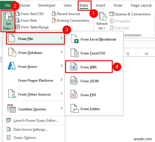 วิธีการแปลง XML เป็นตาราง Excel (วิธีง่ายๆ 3 วิธี)