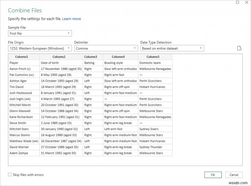 วิธีการรวมไฟล์ CSV ใน Excel (2 วิธีง่ายๆ)