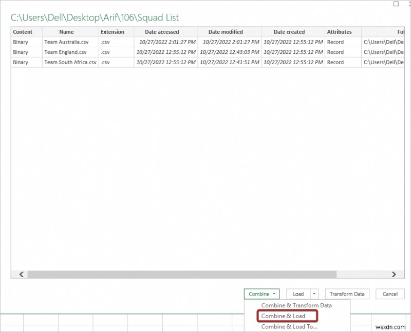 วิธีการรวมไฟล์ CSV ใน Excel (2 วิธีง่ายๆ)