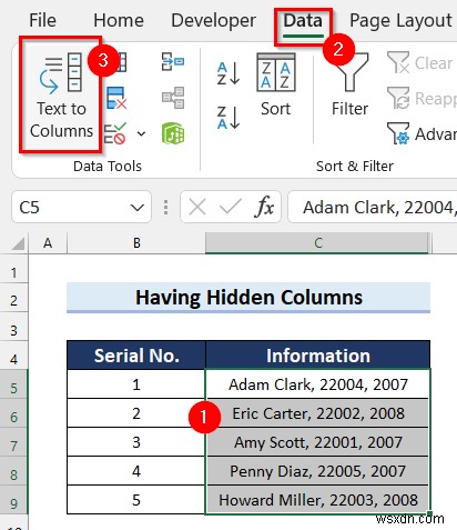 [แก้ไขแล้ว!] ข้อความเป็นคอลัมน์ของ Excel กำลังลบข้อมูล