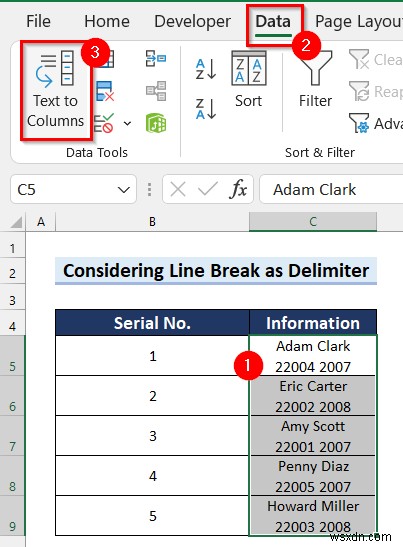 [แก้ไขแล้ว!] ข้อความเป็นคอลัมน์ของ Excel กำลังลบข้อมูล