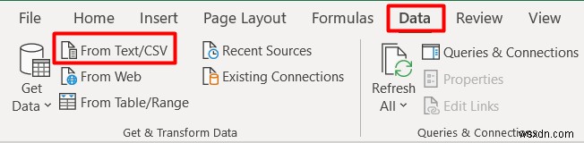 การจัดรูปแบบไฟล์ CSV ใน Excel (มี 2 ตัวอย่าง)